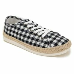 Cheapest π Womens Esprit Eloise Plaid Fashion π Sneakers βοΈ