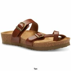Outlet 🌟 Womens Eastland Tiogo Toe Ring Slide 🩴 Sandals 😉 -Deals Eastland Store unnamed file 420