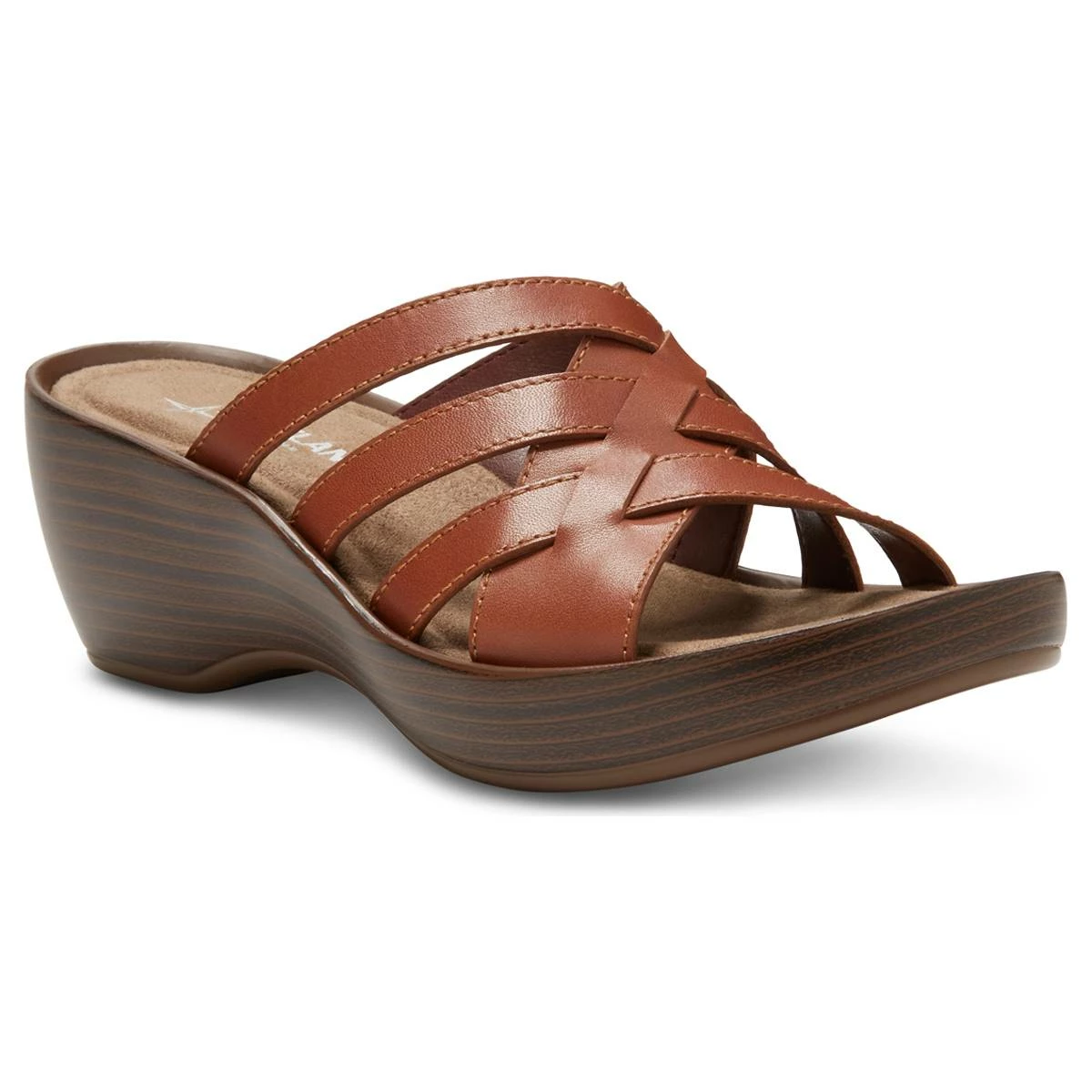 Outlet π Womens Eastland Poppy Strappy Slide π©΄ Sandals π 3 Outlet π Womens Eastland Poppy Strappy Slide π©΄ Sandals π