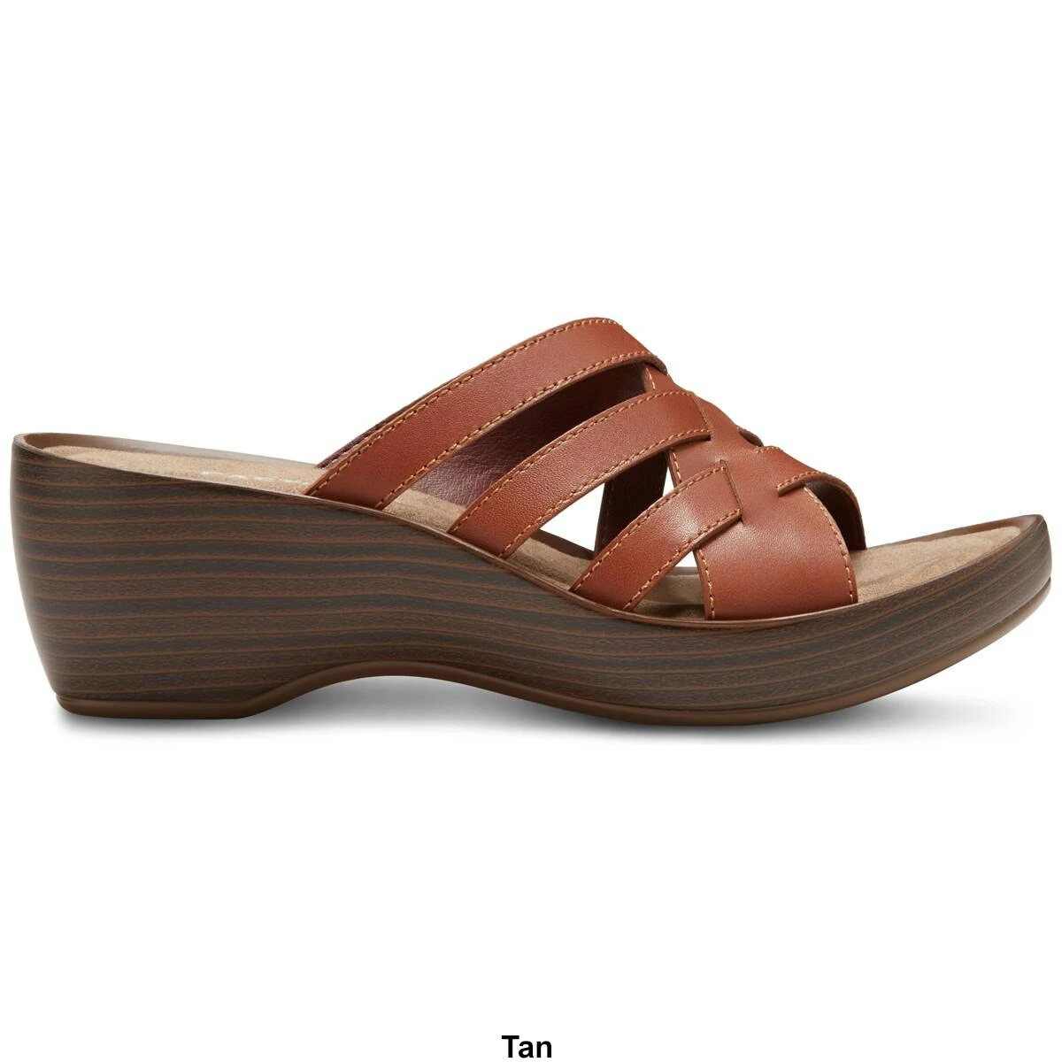 Outlet π Womens Eastland Poppy Strappy Slide π©΄ Sandals π 4 Outlet π Womens Eastland Poppy Strappy Slide π©΄ Sandals π - Image 2