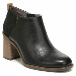 Cheap ❤️ Dr.-Scholl's 👩 Womens Dr. Scholl’s Roxanne Block-Heeled Ankle 🥾 Boots 💯
