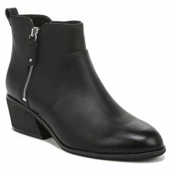 Discount ✨ Dr.-Scholl's 👩 Womens Dr. Scholl’s Lawless Faux Leather Western Ankle 🥾 Boots 🥰